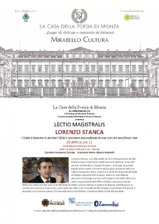 Mirabello Cultura Lectio Magistralis Lorenzo Stanca