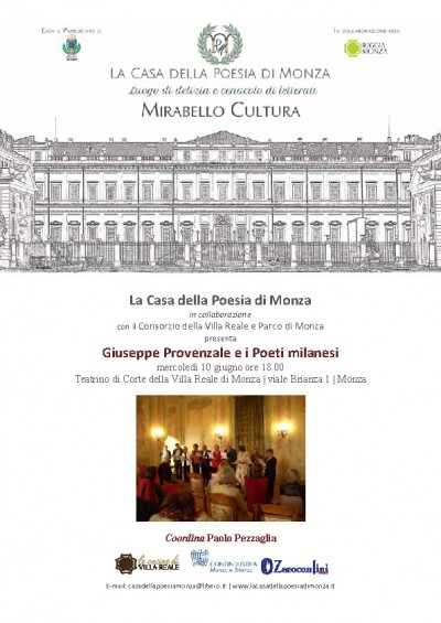 Mirabello Cultura | 10 giugno 2015 | Giuseppe Provenzale e i Poeti milanesi