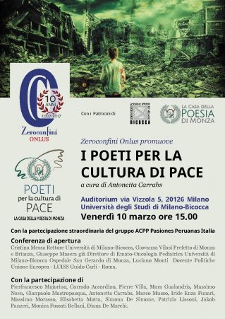 I Poeti per la cultura di Pace - Locandina