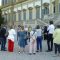 Partenza del gran tour dal giardino antistante la Villa Reale
