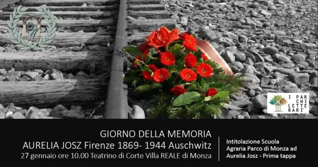 Aurelia Josz Giorno della Memoria nel Parco Letterario Regina Margherita (clicca per ingrandire)
