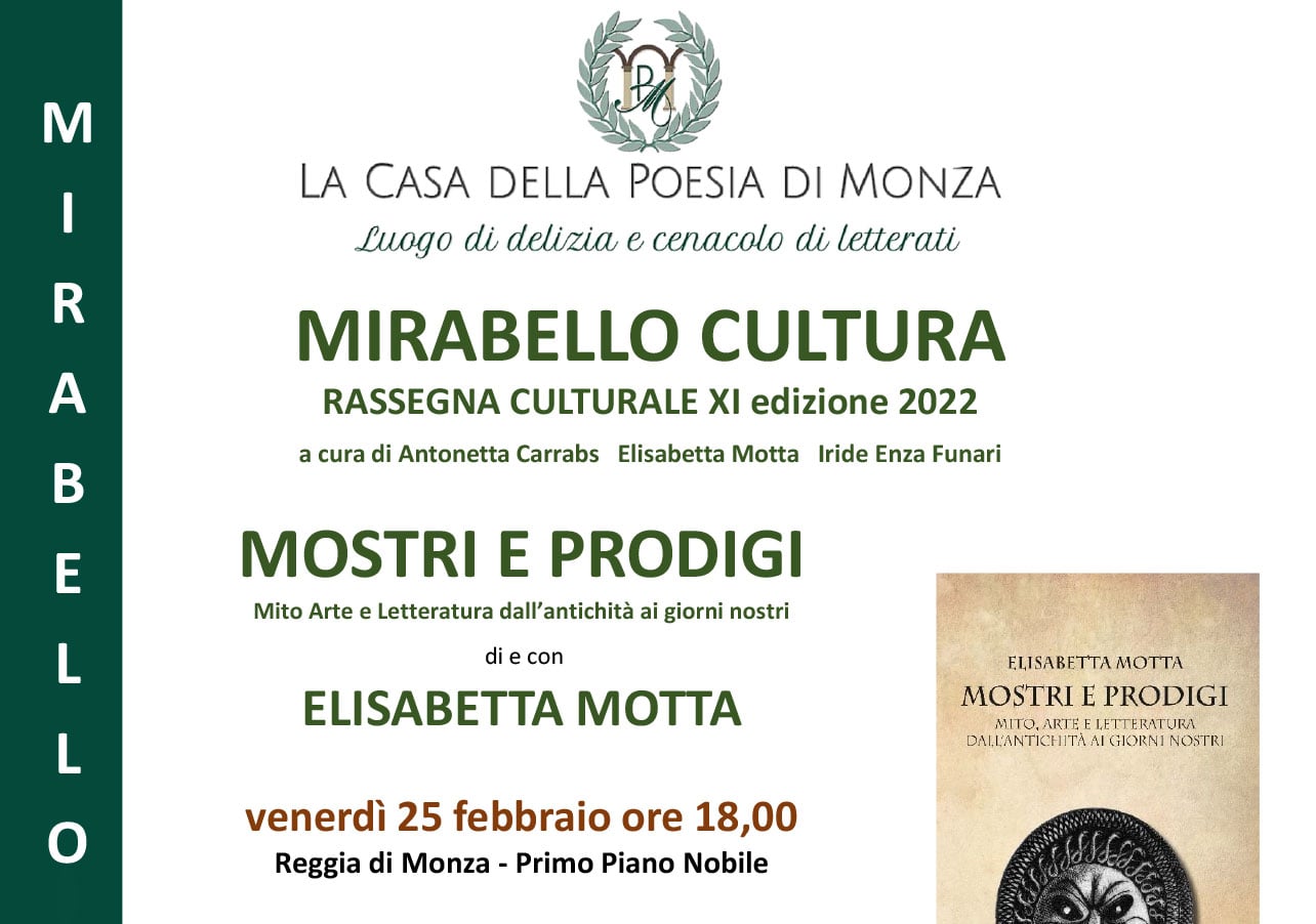 Mirabello Cultura 2022 - Mostri e Prodigi - locandina